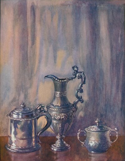 Silver Tankard, 1695, kannu, 1746, kuppi ja kansi, 1658, 1800-luku, 1920. tekijältä Unbekannt