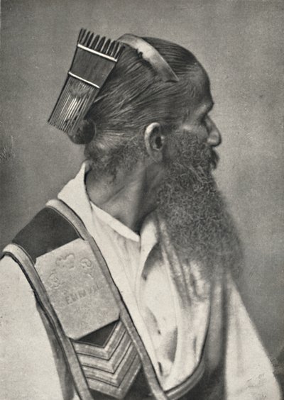 Sinhala-palvelija kilpikonnankuorikampa, 1926 tekijältä Unbekannt