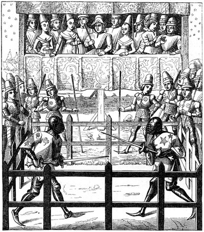 Yksittäistastelu, 1400-luku 1849 tekijältä Unbekannt