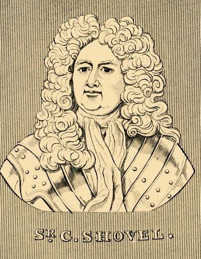 Sir C. Shovel, c1650-1707, 1830. tekijältä Unbekannt