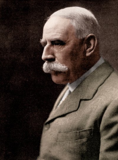 Sir Edward Elgar, 1857-1934, englantilainen säveltäjä, 1900-luvun alku. tekijältä Unbekannt