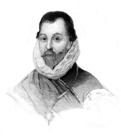 Sir Francis Drake, 1500-luvun englantilainen navigaattori ja yksityismies, 1850 tekijältä Unbekannt