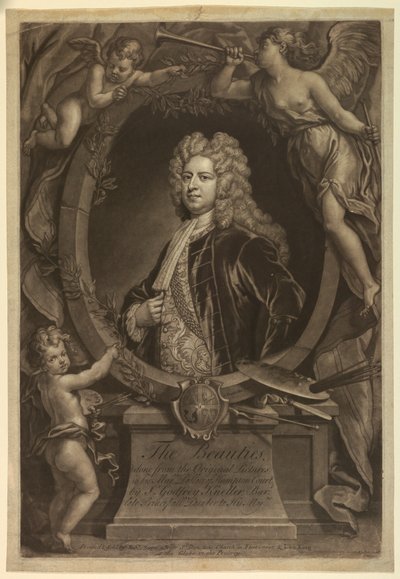 Sir Godfrey Kneller, tekijältä Unbekannt
