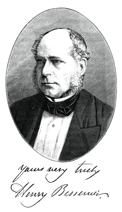 Sir Henry Bessemer, englantilainen insinööri, 1880 tekijältä Unbekannt