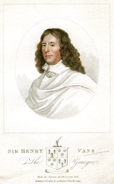 Sir Henry Vane nuorempi, englantilainen valtiomies ja kirjailija, 1814 tekijältä Unbekannt
