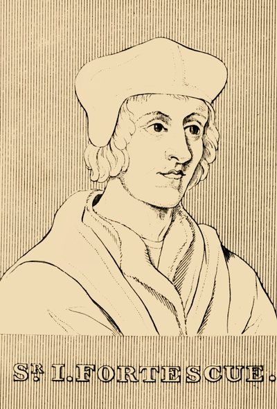 Sir J. Fortescue, c1394-1479, 1830. tekijältä Unbekannt