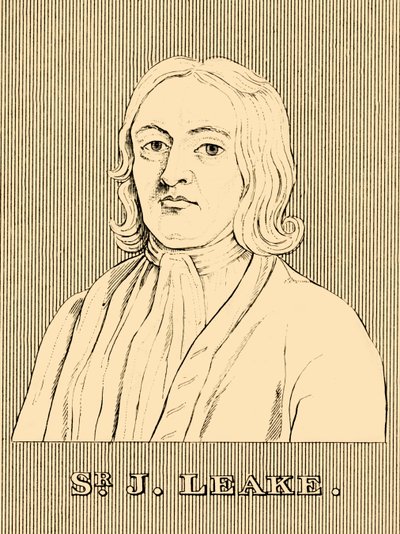 Sir J Leake, 1656-1720, 1830. tekijältä Unbekannt
