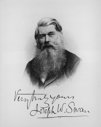 Sir Joseph Wilson Swan, tiedemies ja keksijä, 1900 tekijältä Unbekannt