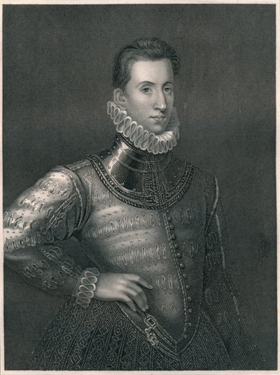 Sir Philip Sidney, c1576, 1800-luvun alku-puoli. tekijältä Unbekannt