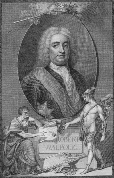 Sir Robert Walpole, 1790 tekijältä Unbekannt