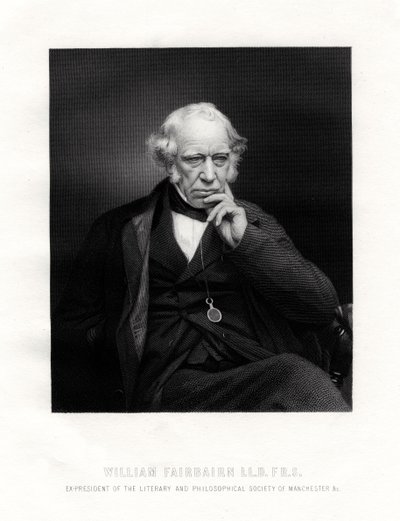 Sir William Fairbairn, 1. Baronet, skotlantilainen insinööri, 1800-luku tekijältä Unbekannt