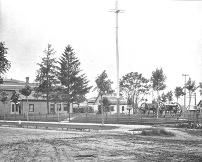 Vanhan Fort Waynen paikka, Indiana, USA, c1900. tekijältä Unbekannt