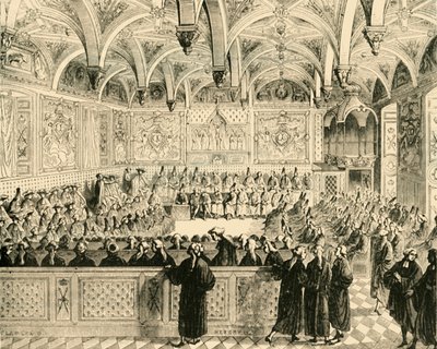 Pariisin parlamentin istunto 1890. tekijältä Unbekannt