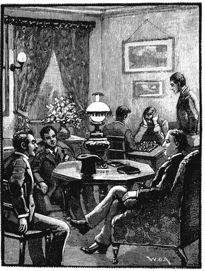 Olohuone YMCA:ssa, Exeter Hall, Lontoo, 1887 tekijältä Unbekannt