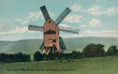 Six Swift Windmill, Kingston, lähellä Lewesiä, Sussex, 1905. tekijältä Unbekannt