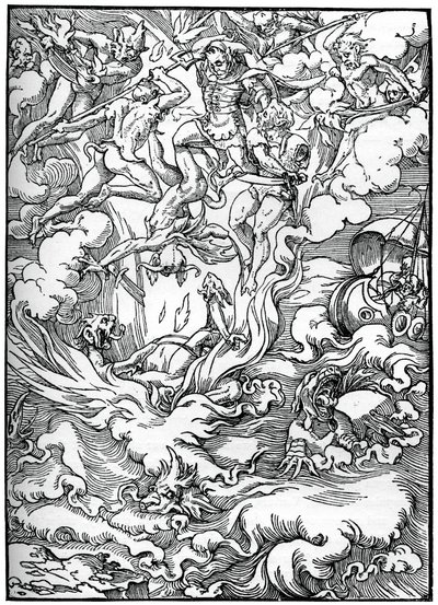 Luonnos viimeiselle tuomiolle Gerard dEuphratessa, Pariisi, 1549, 1870 tekijältä Unbekannt