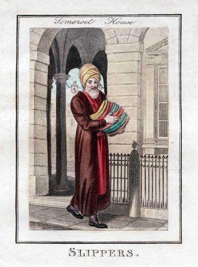 Tossut, Somerset House, Lontoo, 1805 tekijältä Unbekannt