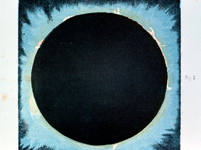 Aurinkokorona ja näkyvyyttä 1860 1870. tekijältä Unbekannt