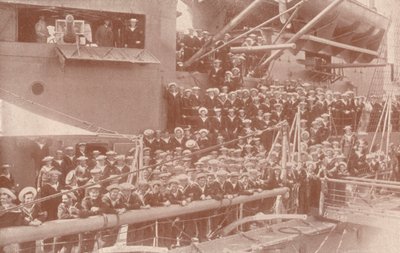 Jotkut HMAS Australian laivayhtiöistä, vuodelta 1917 1919 tekijältä Unbekannt