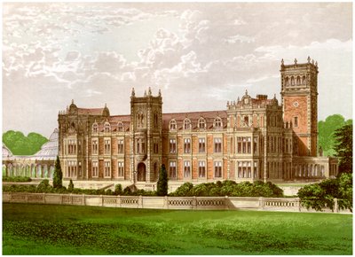 Somerleyton, Suffolk, Baronet Crossleyn koti, vuodelta 1880 tekijältä Unbekannt