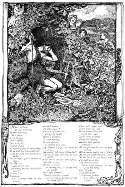 Laulu Shakespearen teoksesta The Passionate Pilgrim, 1895 tekijältä Unbekannt