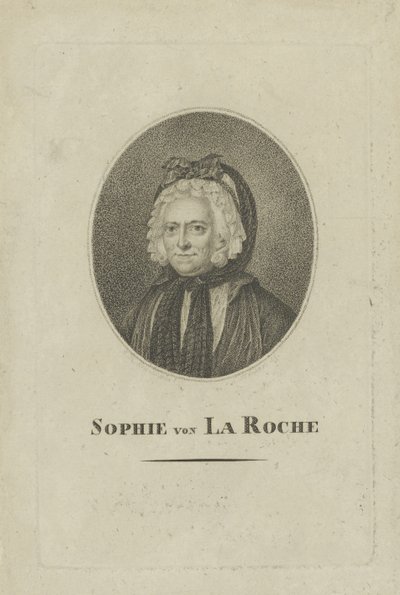 Sophie von La Roche, os. Gutermann von Gutershofen 1730-1807, n. 1800 tekijältä Unbekannt