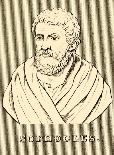 Sofokles, n. 497-405 eKr., 1830. tekijältä Unbekannt