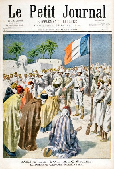 Algerian eteläpuolella Djemaa de Charrouin pyytää armoa, 1901 tekijältä Unbekannt