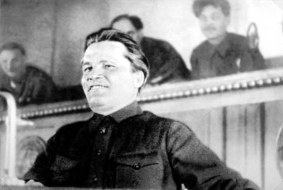 Neuvostoliiton poliitikko Sergei Kirov, kommunistisen puolueen 17. kongressi, Moskova, Neuvostoliitto, 1934 tekijältä Unbekannt