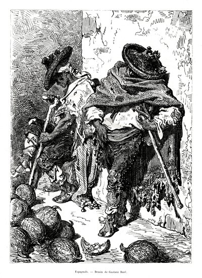 espanjalaiset, 1886 tekijältä Unbekannt