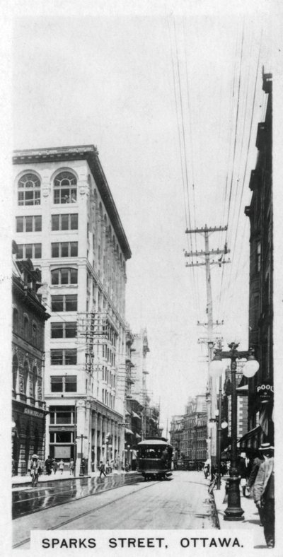 Sparks Street, Ottawa, Kanada, 1920-luku tekijältä Unbekannt