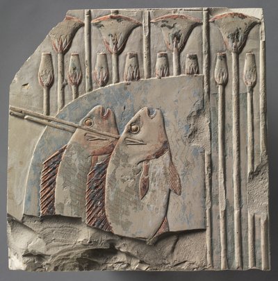 Spearing Fish, c. 667-647 eaa. tekijältä Unbekannt
