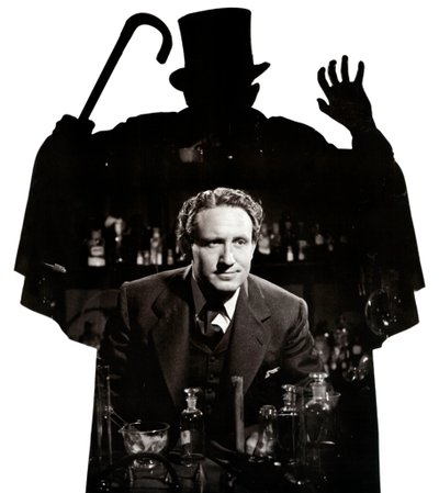 Spencer Tracy elokuvassa Tohtori Jekyll ja herra Hyde tekijältä Unbekannt