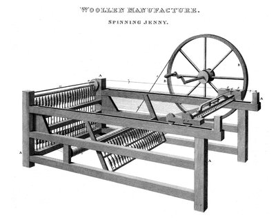 Pyörivä Jenny, 1820 tekijältä Unbekannt
