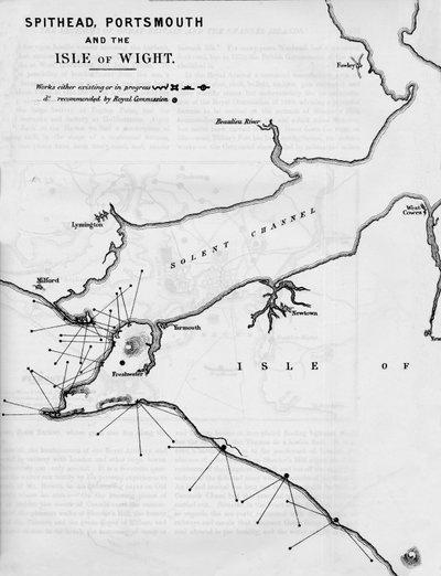 Spithead, Portsmouth ja Isle of Wight, 1884 tekijältä Unbekannt
