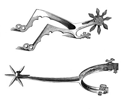 Spurs, 1200-1600-luku, 1870 tekijältä Unbekannt