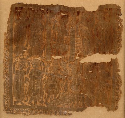 Neliö klassisilla kohtauksilla, Bysantti, 300-600. tekijältä Unbekannt