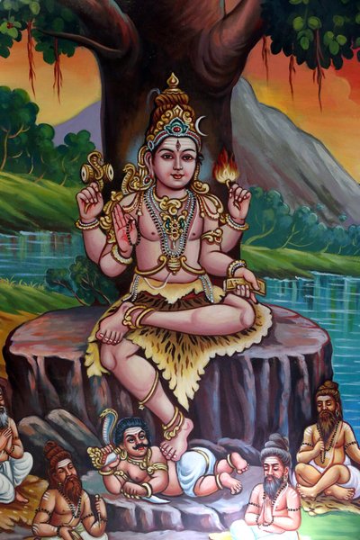 Sri Vadampathira Kaliammanin hindutemppeli. Shiva. Singapore tekijältä Unbekannt