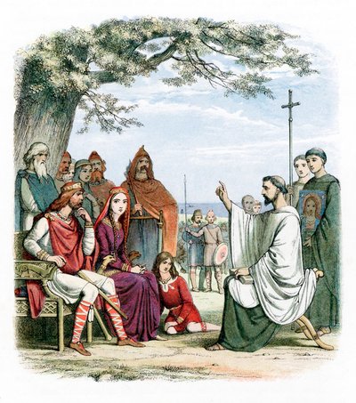 Saint Augustine of Canterbury d604 tekijältä Unbekannt