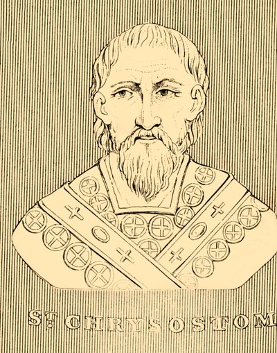 St. Chrysostomos, c349-407, 1830. tekijältä Unbekannt
