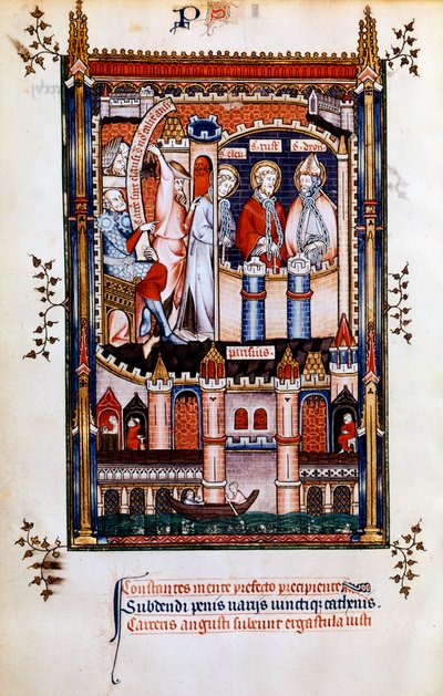 St Denis kahleissa, 1317 tekijältä Unbekannt