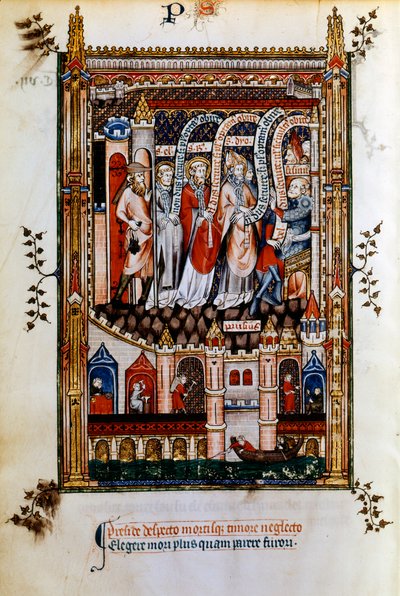 St Denis vietiin Sisinniukseen, 1317 tekijältä Unbekannt
