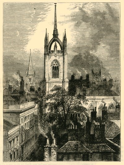 St. Dunstans-in-the-East, 1872. tekijältä Unbekannt