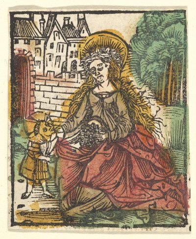 Pyhän Elisabetin kopio, vuoden 1512 jälkeen. tekijältä Unbekannt