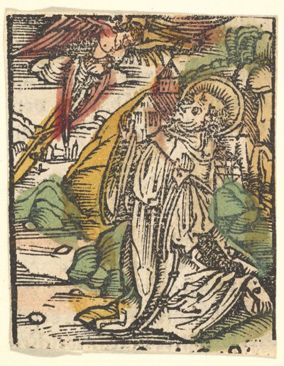 Pyhän Franciscuksen kopio, vuoden 1512 jälkeen. tekijältä Unbekannt