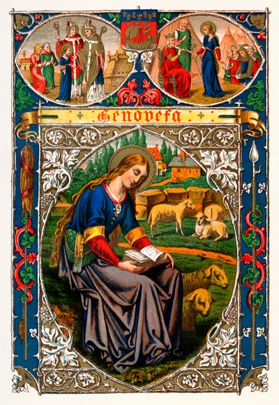 St Genevieve, 1886 tekijältä Unbekannt