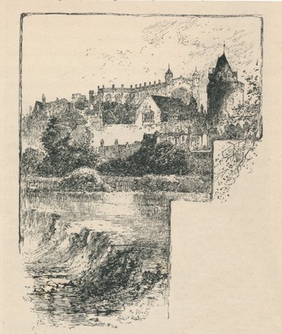 St. Georges Chapel from the River, 1895 tekijältä Unbekannt
