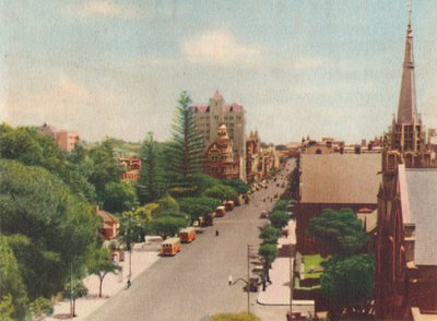 St. Georges Terrace, Looking West, vuodelta 1947. tekijältä Unbekannt