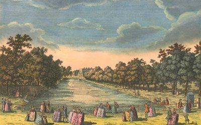 St James Park & Buckingham House, n. 1763. tekijältä Unbekannt