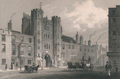 St Jamesin palatsi, Pall Mall, 1800-luku tekijältä Unbekannt